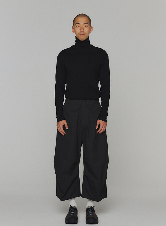 Брюки AMOMENTO Cotton Nylon Wide Capri Black