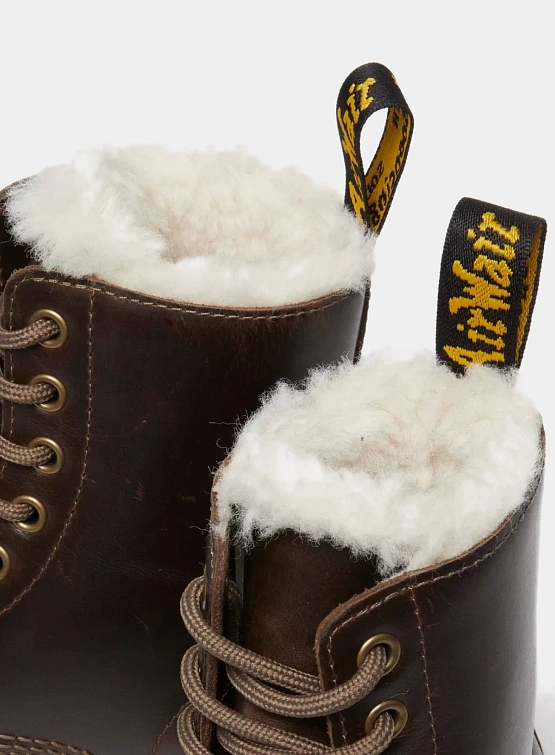 Женские ботинки Dr. Martens 1460 Pascal Serena Dark Khaki