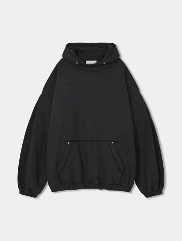 Худи ANGLAN Valley Layered Hoodie Dark Grey