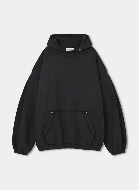 Худи ANGLAN Valley Layered Hoodie Dark Grey