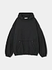 Худи ANGLAN Valley Layered Hoodie Dark Grey
