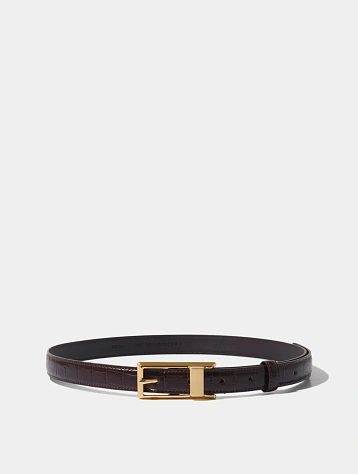 Ремень Recto Signature Square Buckle Vintage Brown