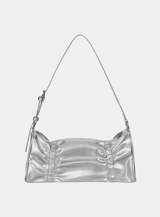 Женская сумка STAND OIL Pleats Silver