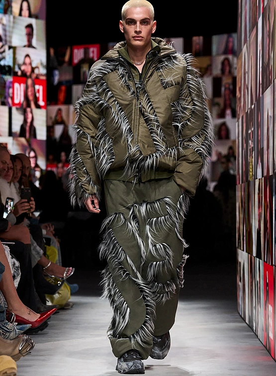 Кроссовки Diesel D-Cage Runner Sneakers Grey