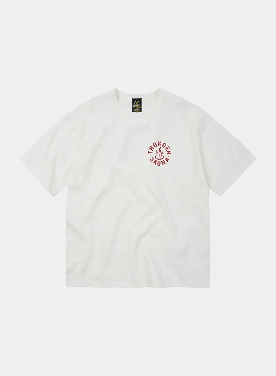 Футболка FrizmWORKS Thunder Sauna Logo White
