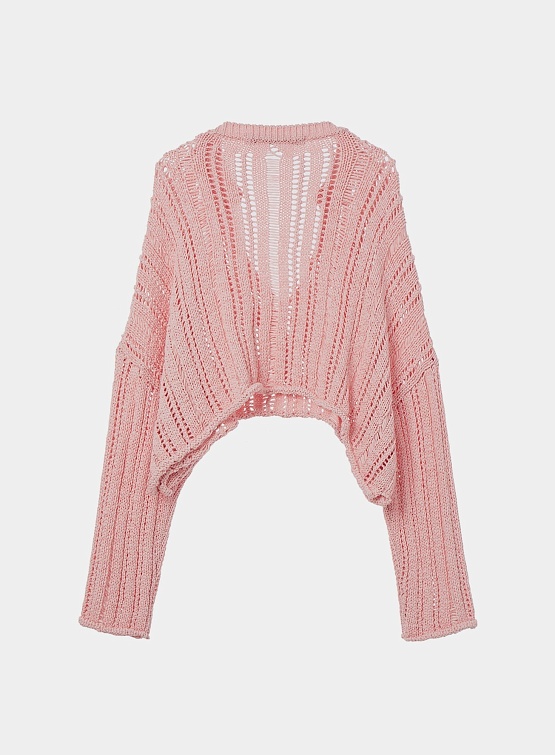 Женский свитер Open YY V-Neck Open Sweater Pink