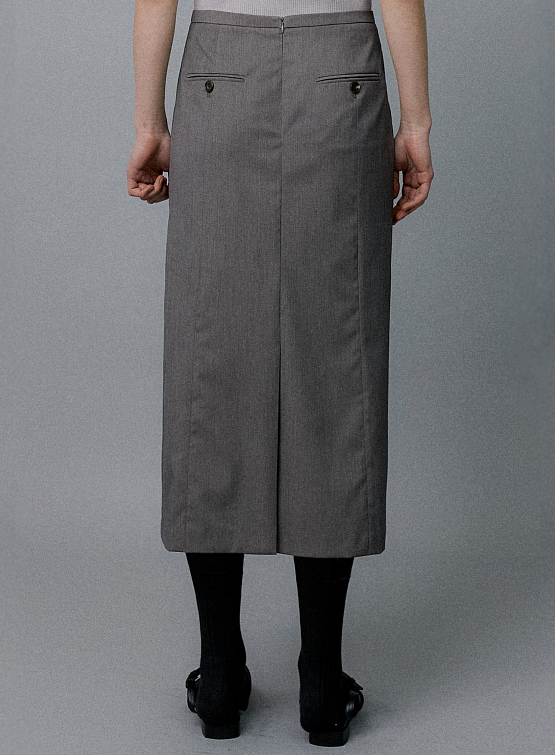 Женская юбка EPINGLER 2-Pleats Skirt Olive Brown