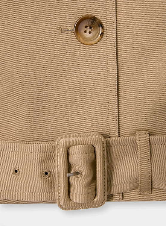 Женский тренч MUGLER Dropped Beige