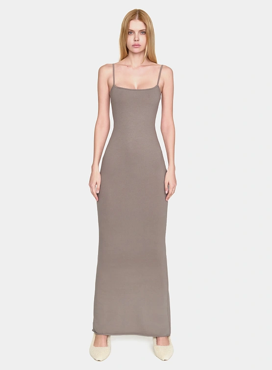 Женское платье XSAI Slip Dress Warm Grey