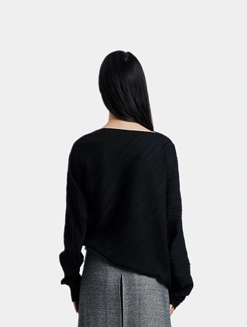 Женский топ OPEN YY Pleats Top Black