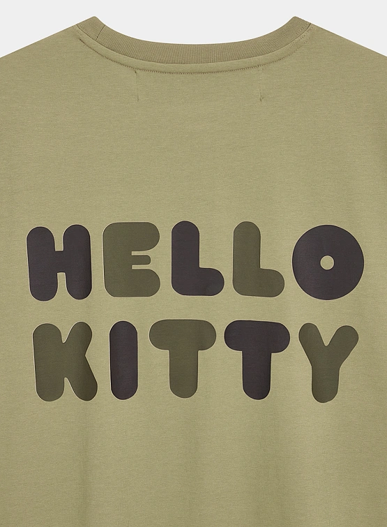 Футболка OPEN YY Kitty x YY T-Shirt Khaki