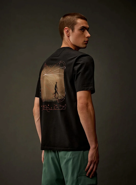 Футболка C.P. Company Metropolis Series Mercerized Black