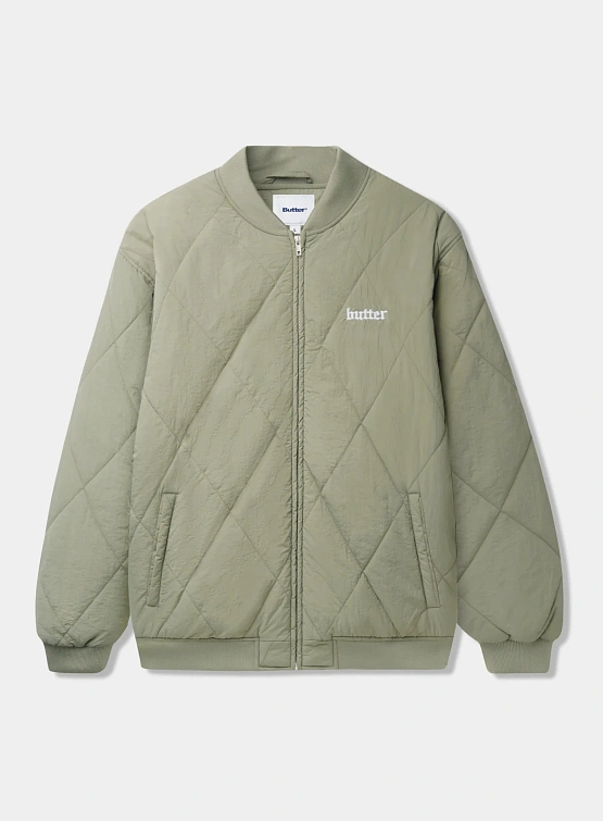 Бомбер Butter Goods Frenzy Work Jacket Sage