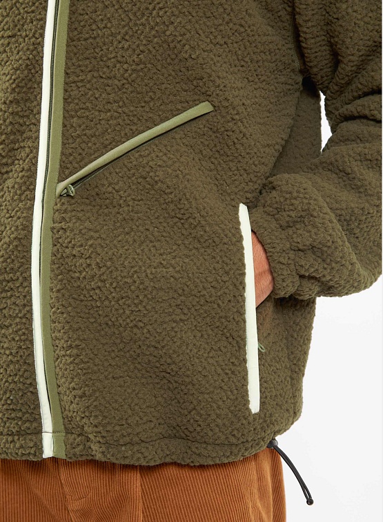 Флисовая куртка Garbstore Zip up Fleece Olive