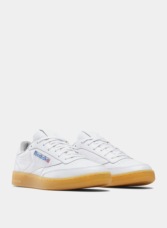 Кеды Reebok Club C 85 Vintage White/Grey/Gum
