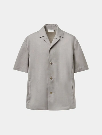 Рубашка AMOMENTO Wool Button Up Beige
