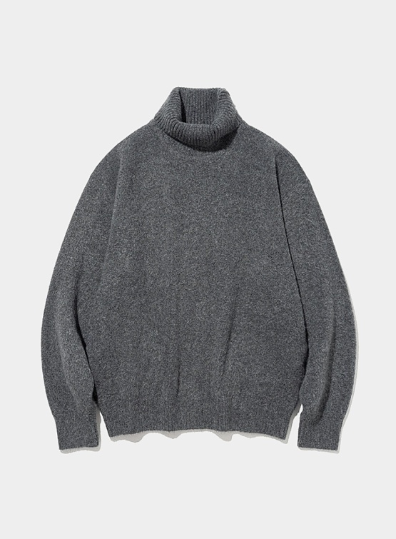 Свитер Uniform Bridge Fisherman Turtle Neck Charcoal