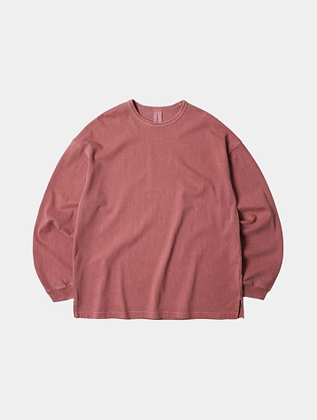 Лонгслив FrizmWORKS Og Pigment Dyeing L/S Pink