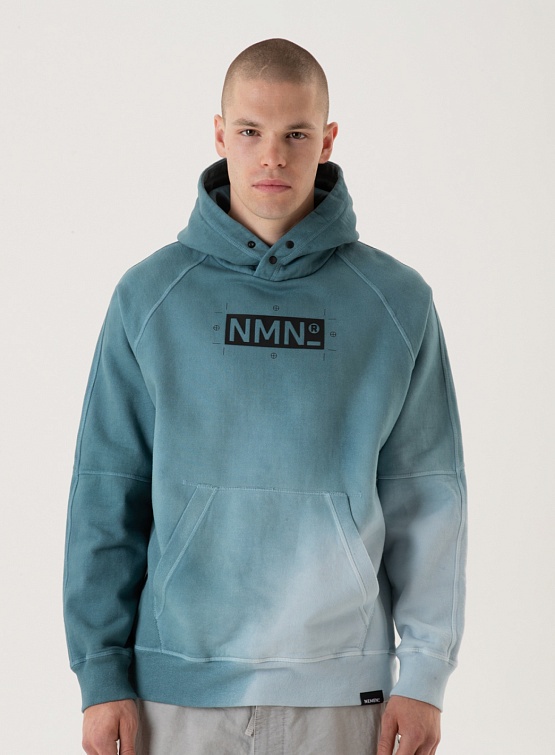 Худи NemeN Obehand Dipdyed Hoody Mallard Blu