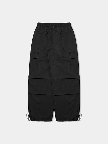 Брюки ANGLAN Rib Nylon Mountain Cargo Pants Black