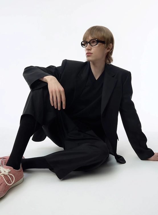 Брюки ADERERROR Sig BK Tag Slacks 01 Black