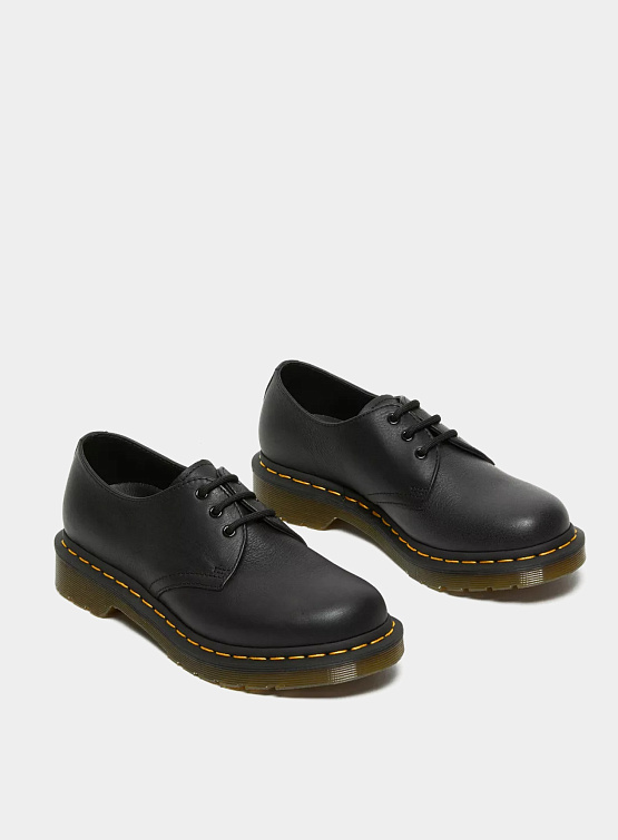 Женские полуботинки Dr. Martens 1461 Virginia Leather Oxford Black