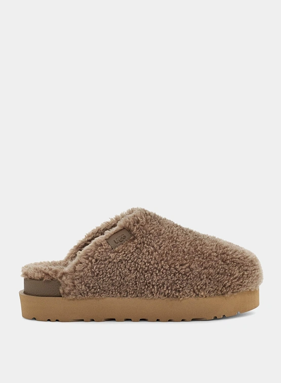 Женские сабо UGG Fuzz Sugar Slide Hickory