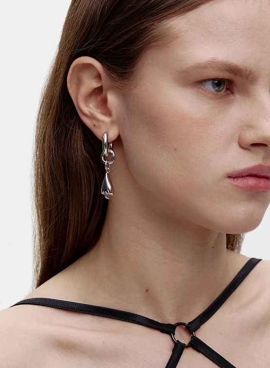 Серьги OMUT Winking Spade