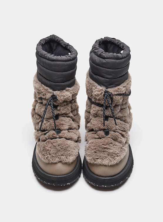 Женские ботинки SUICOKE BOWER-TRab-HI-FUR Taupe/Black