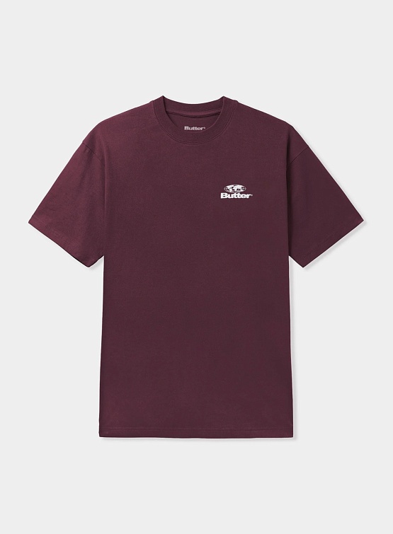 Футболка Butter Goods Organic Tee Plum