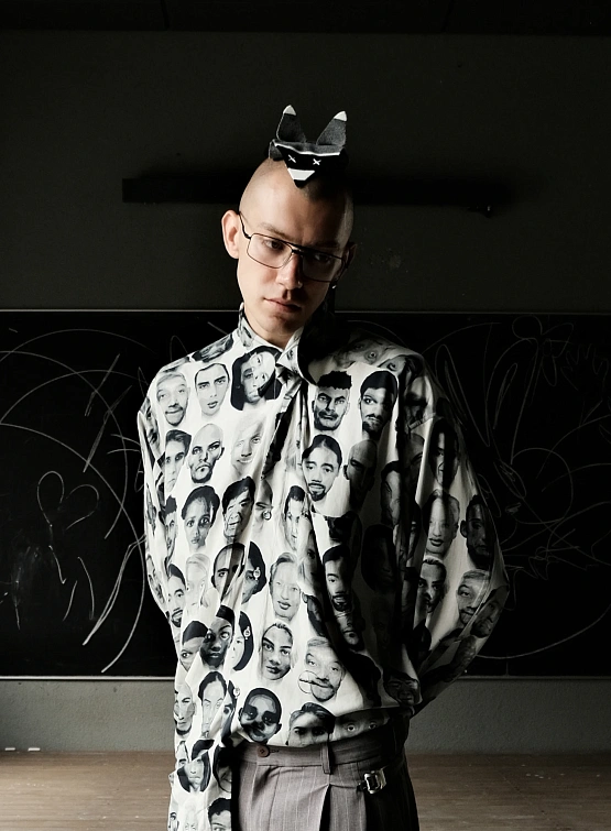 Рубашка Magliano Finalists Twisted Black/White