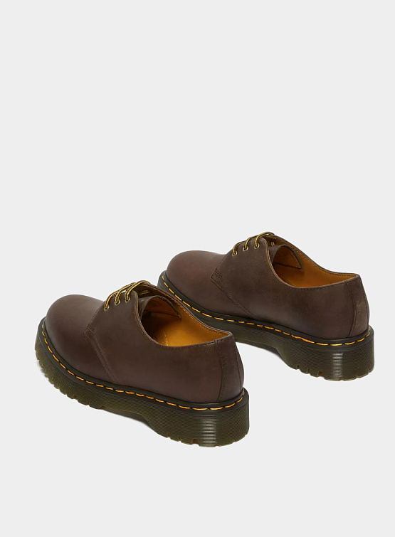 Полуботинки Dr. Martens 1461 Bex Crazy Horse Leather Oxford Brown