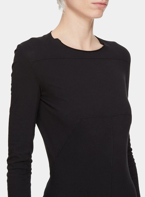 Женское платье RICK OWENS DRKSHDW Long Simple Edfu Black