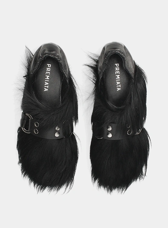 Женские лоферы Premiata Garda Nero M6823