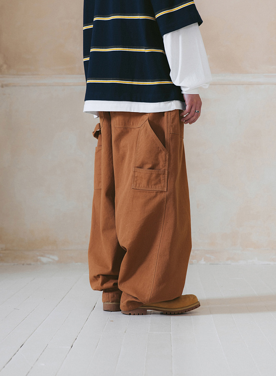 Брюки ANGLAN Double Fatigue Balloon Pants Beige