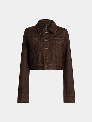 Женская джинсовая куртка Ksubi Slim Trucker Saddle Brown