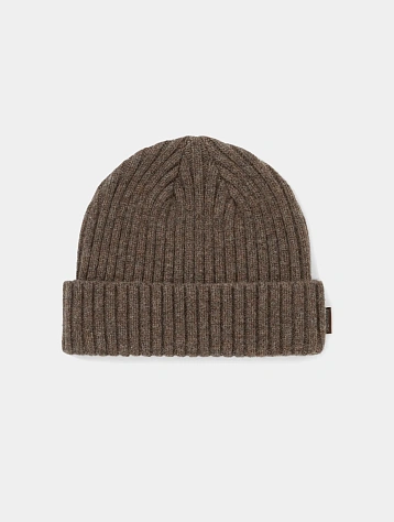 Шапка thisisneverthat Basic Wool Beanie Brown