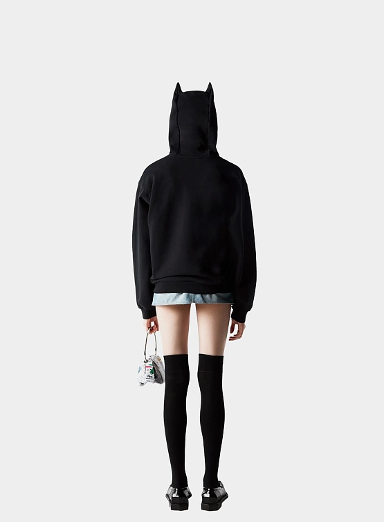 Худи Coperni Horn Hoodie Black