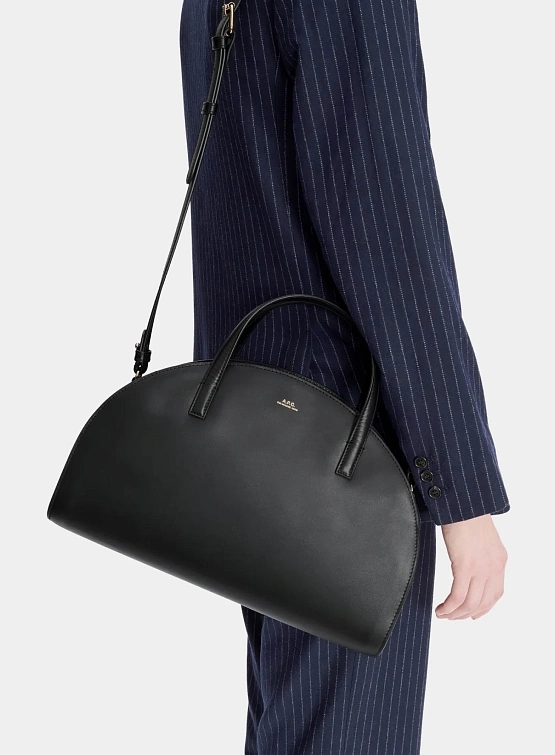 Сумка A.P.C. Demi-Lune Tote Bag Noir