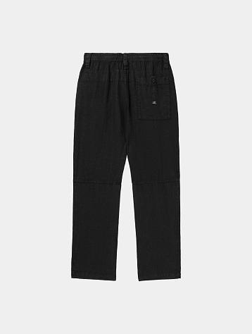 Брюки C.P. Company Linen Cargo Pants Black
