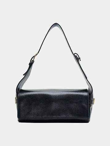 Женская сумка OPEN YY Leather Belting Duffle Black