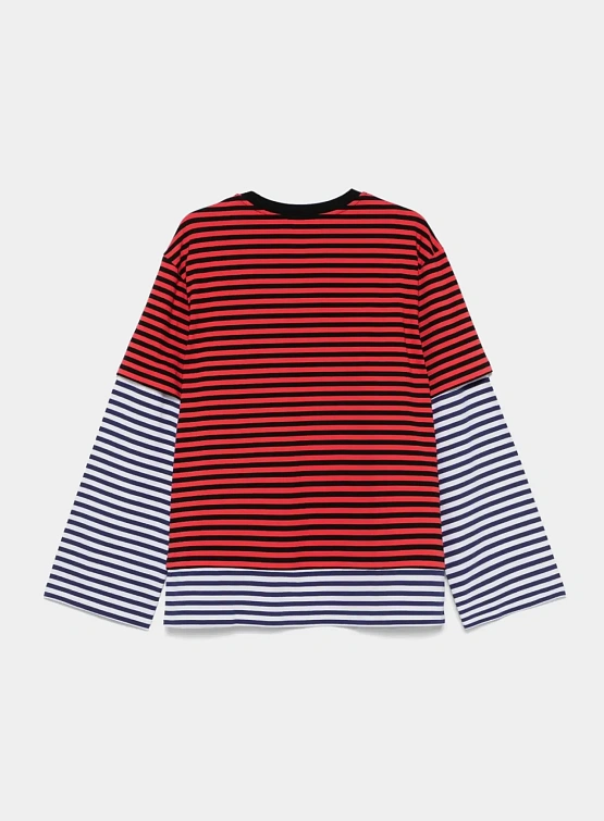 Лонгслив Charles Jeffrey Loverboy Patch L/S Red