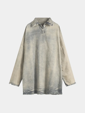 Женский лонгслив RICK OWENS DRKSHDW Jumbo Tabard Mineral Pearl
