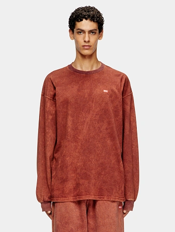 Лонгслив Diesel T-Boxt-Ls-T3 Brown