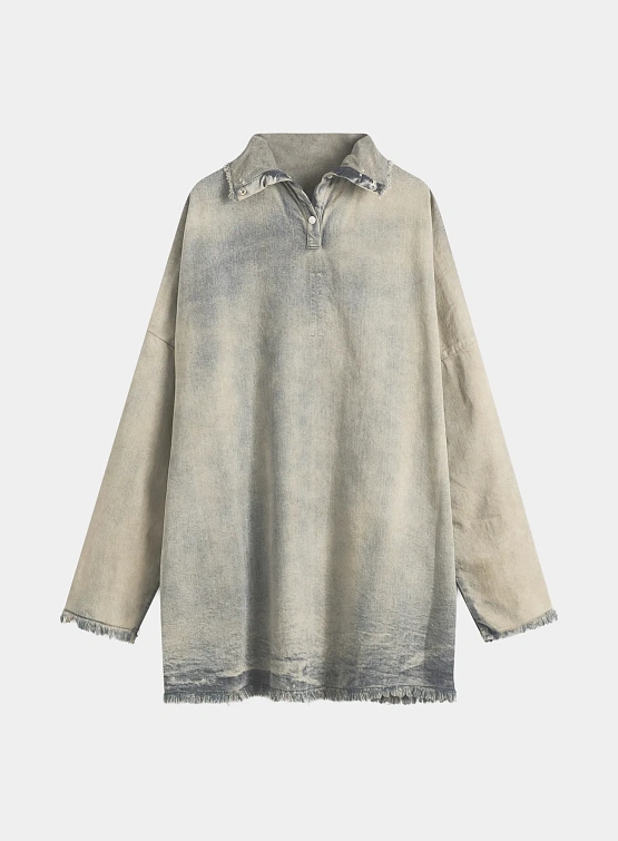 Женский лонгслив RICK OWENS DRKSHDW Jumbo Tabard Mineral Pearl