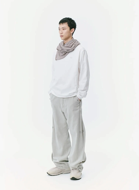 Лонгслив SAN SAN GEAR Logo L/S White