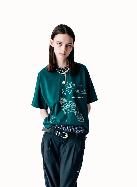 Футболка Jungles Jungles Looking Downward Green