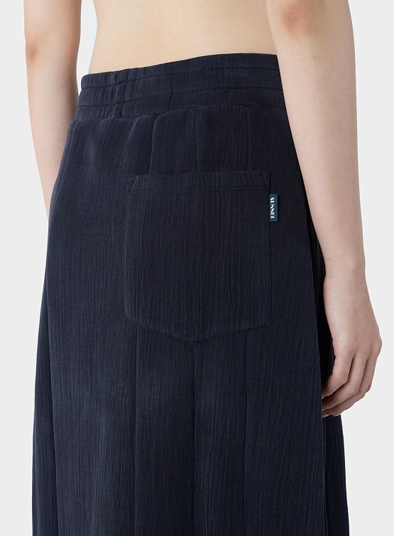 Женская юбка Sunnei Bonded Panel Skirt Dark Blue