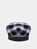 Берет JUNTAE KIM Scarf Tie Neck Beret Blue Check