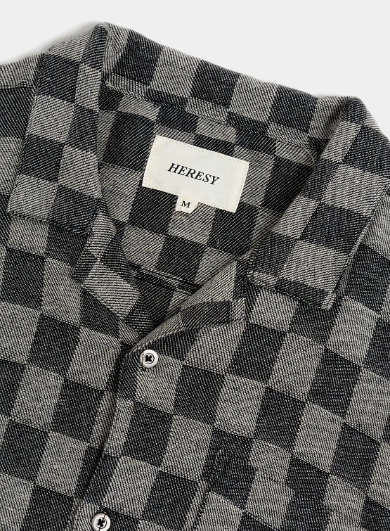 Рубашка Heresy Trellis Revere Black Check